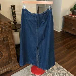 VINTAGE Liz Claiborne Denim Skirt